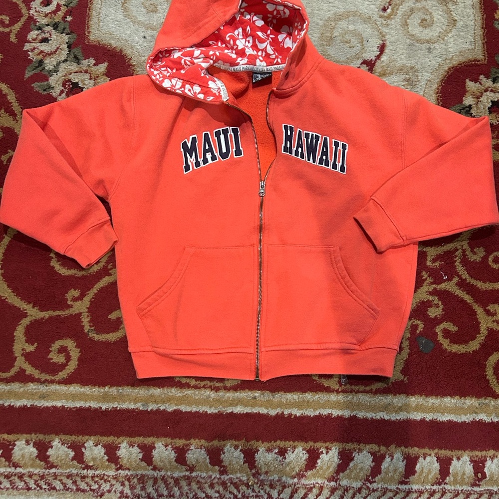 Women's Vibrant Orange Hoodie